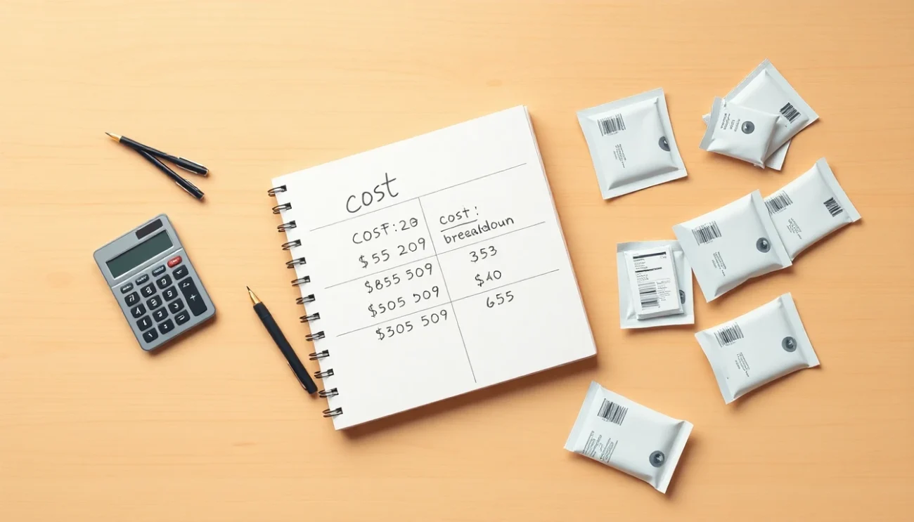 Profit margin calculation breakdown showing COGS shipping and payment fees for WooCommerce store