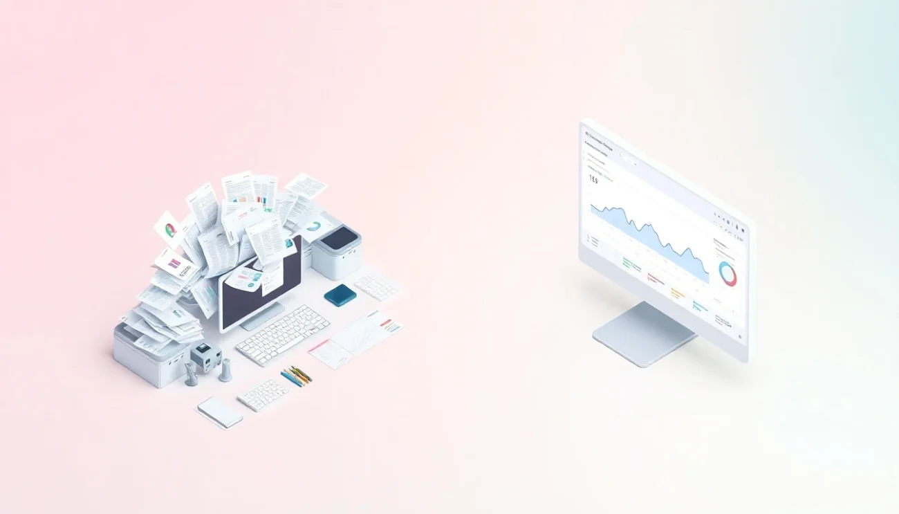 Before and after comparison of manual Google Ads campaign management versus automated profit-based bidding