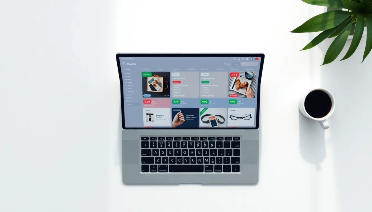 WooCommerce product catalog with profit labels showing winners and losers by POAS score